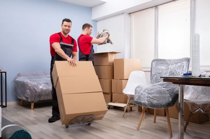 Mitten im Umzug Mitten im Umzug